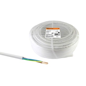 Провод ПВС 3х2,5 (бухта 100м) Б TDM