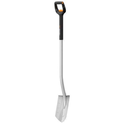 Лопата штыковая телескопическая закругленная Xact FISKARS