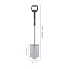 Лопата штыковая телескопическая закругленная Xact FISKARS