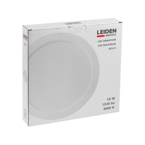 Светильник светодиодный накладной круг 18 Вт 4000К, IP44 SFS-R LEIDEN ELECTRIC