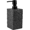 Диспенсер (дозатор) для мыла STONEWAVE, черный, PERFECTO LINEA
