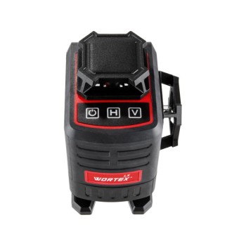 Нивелир лазерный линейный WORTEX LX LL 0340-2 (4х360°, до 25 м, +/- 0.3 мм/м, зеленый)