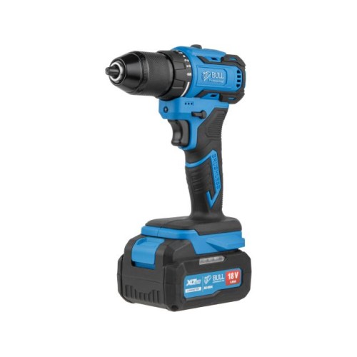 Аккум. дрель-шуруповерт BULL SR 1804 R-series, 50 Н*м, 2х4 А*ч