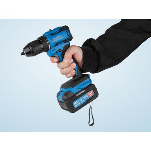 Аккум. дрель-шуруповерт BULL SR 1804 R-series, 50 Н*м, 2х4 А*ч