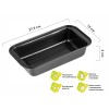 Форма для выпечки, прямоугольная, 27,5х15 см., антипригарное покрытие, STARCOOK, PERFECTO LINEA