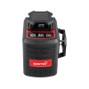 Нивелир лазерный линейный WORTEX LX LL 0330-2 (3х360°, до 25 м, +/- 0.3 мм/м, зеленый)