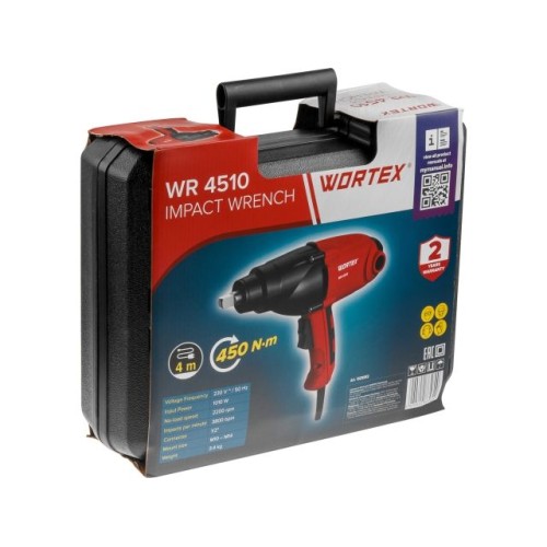 Гайковерт электрический WORTEX WR 4510 450 Н*м, 3800 уд/мин