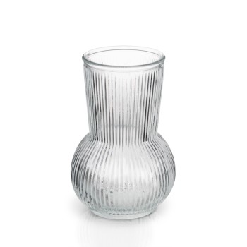 Ваза для цветов, стеклянная, 19х11,5 см, серия Floral, PERFECTO LINEA