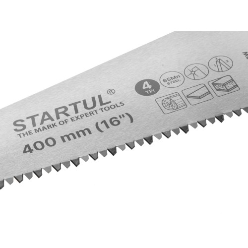 Ножовка по дер. 400мм 4 TPI STARTUL MASTER (ST4240-40)