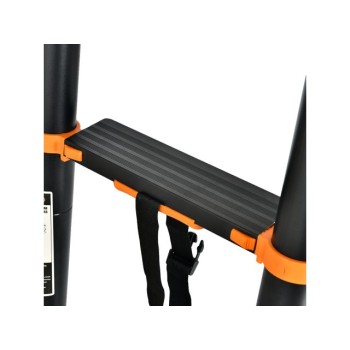 Лестница телескопическая 2-х секц. алюм. 330/660см, 2х8 ступ. 22,8кг BLACK LINE STARTUL (ST9932-066)