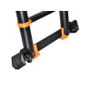 Лестница телескопическая 2-х секц. алюм. 330/660см, 2х8 ступ. 22,8кг BLACK LINE STARTUL (ST9932-066)