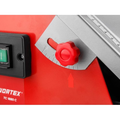 Плиткорез электрический WORTEX TC 1880 C в кор. 600 Вт, 180 мм, 2800 об. мин., глубина до 34 мм