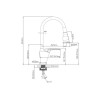 Смеситель для кухни (Lt) D35, серия POS AV Engineering