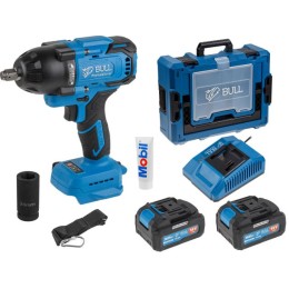 Аккум. ударный гайковерт BULL SC 1807 Xcase, XLTpro, БЕСЩЕТ., 18 В, 750 Н*м, 1/2