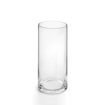 Ваза для цветов, стеклянная, 25х10 см., серия Crystal, PERFECTO LINEA