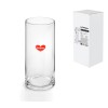 Ваза для цветов, стеклянная, 25х10 см., серия Crystal, PERFECTO LINEA