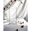Ваза для цветов, стеклянная, 25х10 см., серия Crystal, PERFECTO LINEA