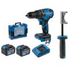 Аккум. дрель-шуруповерт BULL SR 1806 R-series, Удар., 80 Н*м, 2х6 А*ч