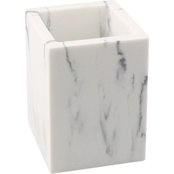 Набор аксессуаров для ванной комнаты, 4 предмета, MARBLE, белый, PERFECTO LINEA