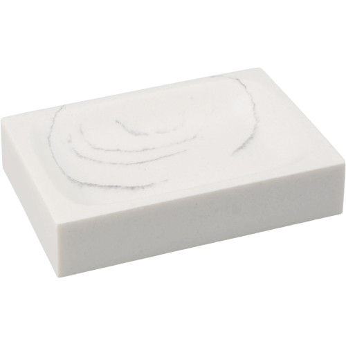 Набор аксессуаров для ванной комнаты, 4 предмета, MARBLE, белый, PERFECTO LINEA