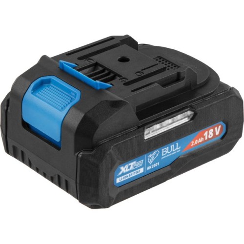 Аккум. дрель-шуруповерт BULL SR 1804, 45 Н*м, 2х2 А*ч, з/у 2 А