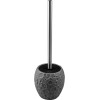 Ершик с подставкой MOON STONE, серый, PERFECTO LINEA