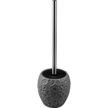 Ершик с подставкой MOON STONE, серый, PERFECTO LINEA