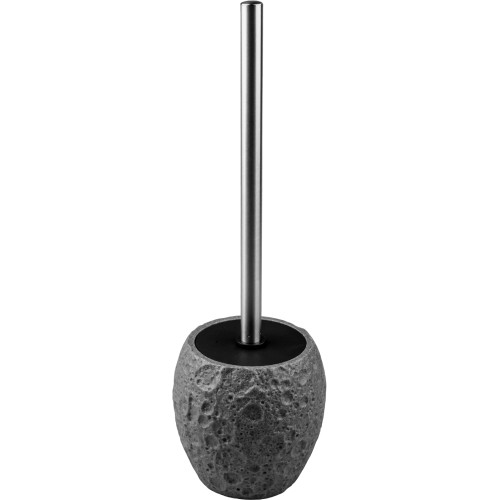 Ершик с подставкой MOON STONE, серый, PERFECTO LINEA