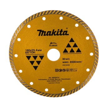 Алмазный круг 180х25.4 мм по бетону Turbo Standard MAKITA