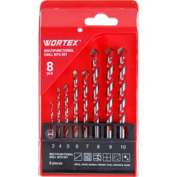 Набор сверл универсальных 8 шт. WORTEX