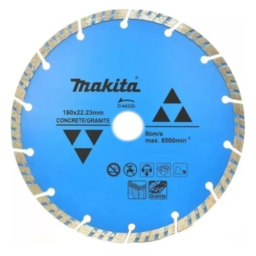 Алмазный круг 180х22,23 мм по бетону сегмент. Турбо MAKITA