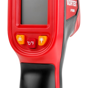 Инфракрасный термометр (пирометр) WORTEX IP 5060 -50°C...+600°C,регулировка чувствительности 0,1-1,0