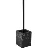 Набор аксессуаров для ванной комнаты, 4 предмета, MARBLE, черный, PERFECTO LINEA