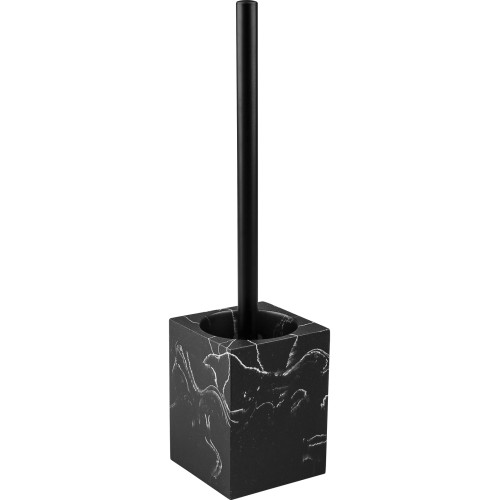 Набор аксессуаров для ванной комнаты, 4 предмета, MARBLE, черный, PERFECTO LINEA