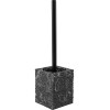 Ершик с подставкой STONEWAVE, черный, PERFECTO LINEA