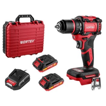 Аккум. дрель-шуруповерт WORTEX BD 2025-1 DLi ALL1 XLT БЕСЩЕТ, 18 В, 50 Н*м, 2х2 А*ч, БЗП 13 м