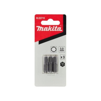 Насадка HEX5.0, 25 мм, C-form, 3 шт. MAKITA