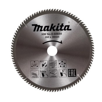 Диск пильный универсальный STANDART 260X30X2.6X100T MAKITA