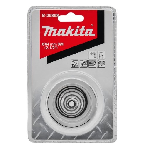 Коронка BiM 64x20 мм, для листового металла Makita