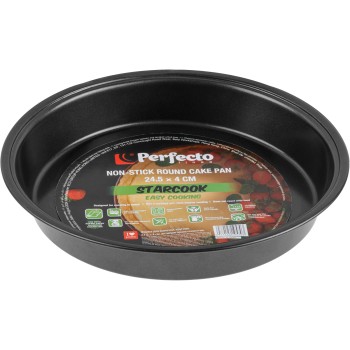 Форма для выпечки, круглая, 24.5х4 см, антипригарное покрытие, STARCOOK, PERFECTO LINEA