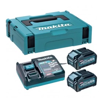 Комплект PSK MKP1G002 40V XGT аккумулятор  BL4040 (2 шт.) + зарядное устройство DC40RA XGT в кейсе