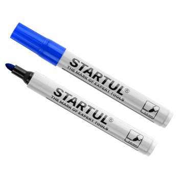 Маркер промышл. перманентный фетровый синий STARTUL PROFI (ST4340-02)