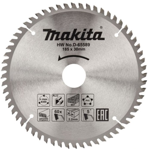 Диск пильный 185х30 мм 60 зуб. универсальный MAKITA