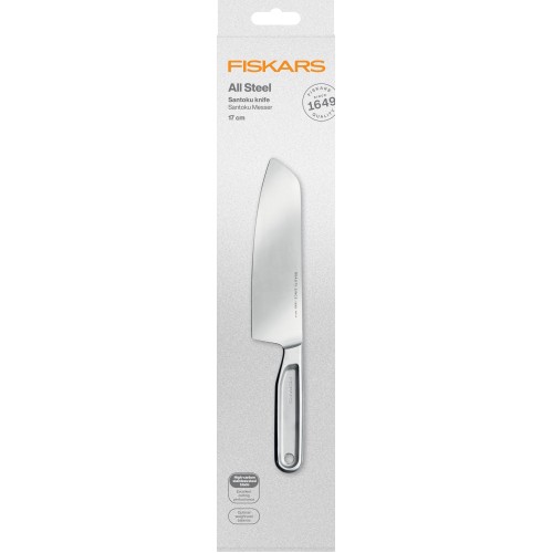 Нож сантоку  17см цельнометаллический All Steel Fiskars