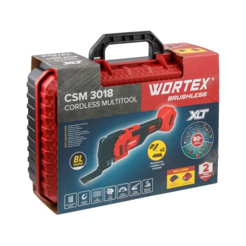 Аккум. многофункциональный инструмент (реноватор) WORTEX CSM 3018 + аксесс