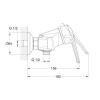 Смеситель для душа D40-A, серия 630 ECONOCE