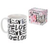 Кружка керамическая, в кор., 350 мл., LOVE-1, PERFECTO LINEA