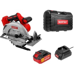 Аккум. циркулярная пила WORTEX CCS 1819-1 ALL1 XLT SET БЕСЩЕТ., 18 В, 185 мм, до 63 мм