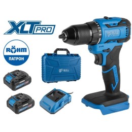 Аккум. дрель-шуруповерт BULL SR 1804 R-series XLTpro БЕСЩЕТ., Импульс., 18 В, 50 Н*м, 2х2 А*ч