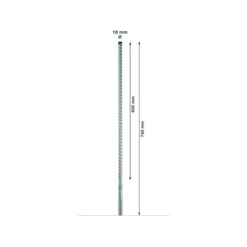 18х600х740 мм бур (сверло) SDS-max 8X BOSCH